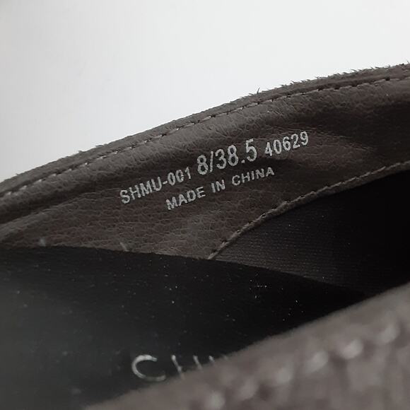 Chinese Laundry Shelbi Suede Mules Block Heel Elephant Gray Womens 8 Ankle Boot - Picture 9 of 11